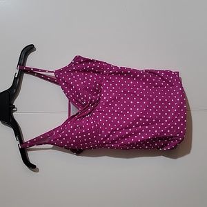 EUC Women's Croft & Barrow Tankini Swim top Size 14
